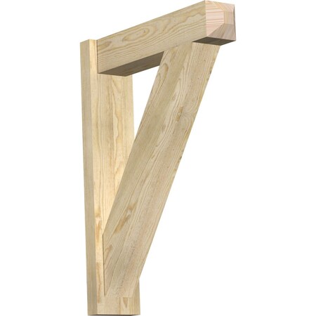 Ekena Millwork Traditional Rough Sawn Craftsman Outlooker, Douglas Fir, 6"W x 24"D x 32"H OUT06X24X32TRA04RDF